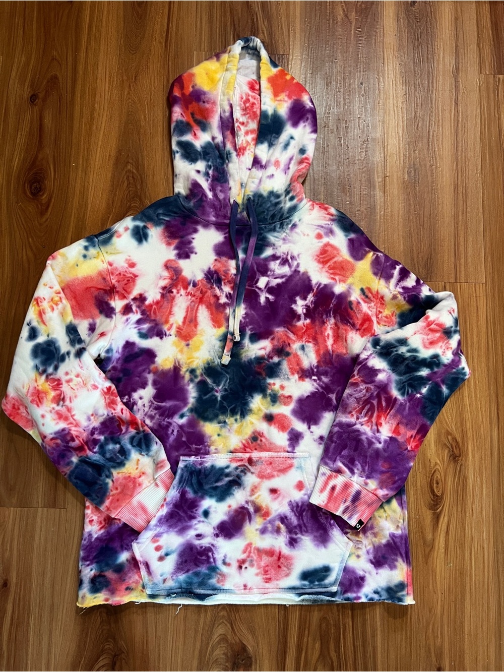 True Religion Tie Dye Hoodie Size Large